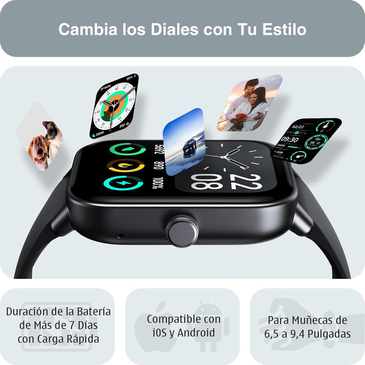 SmartWatch 1.8 Inch Waterproof IP68