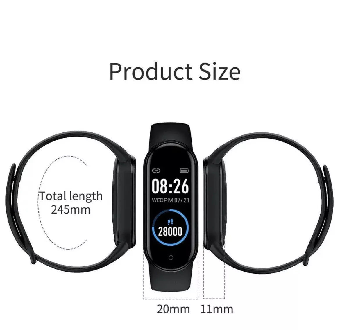SmartWatch UniSex Fitnes Tracker